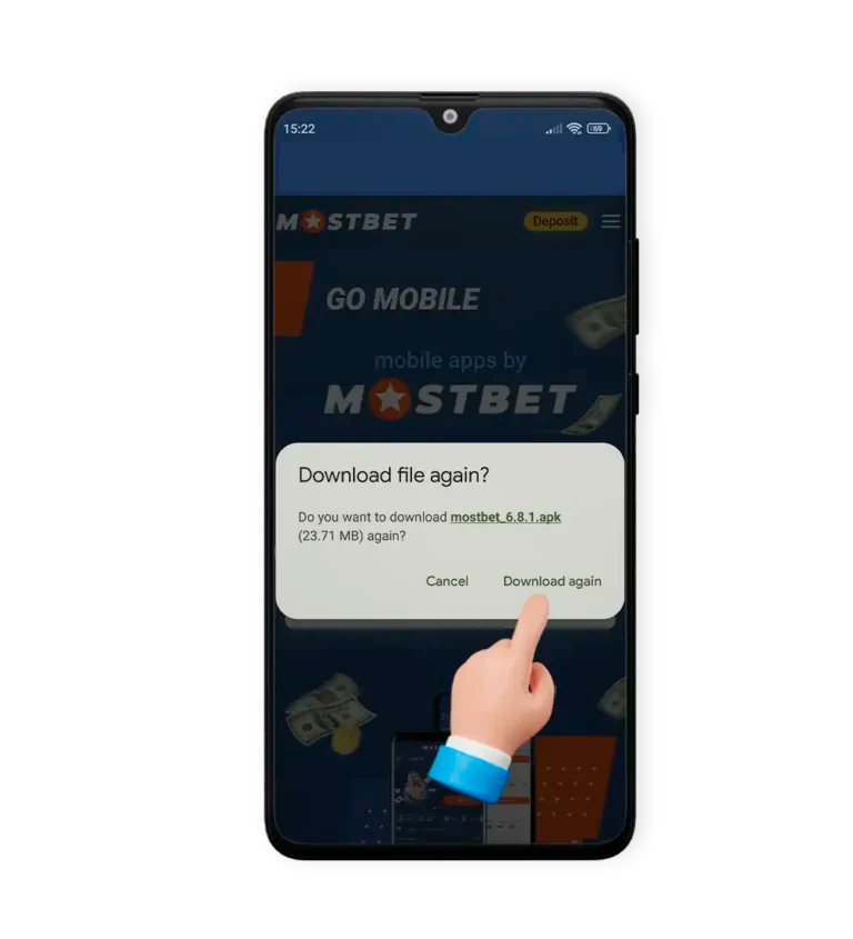 Accepter de télécharger le fichier APK sur votre téléphone Android, étape 6